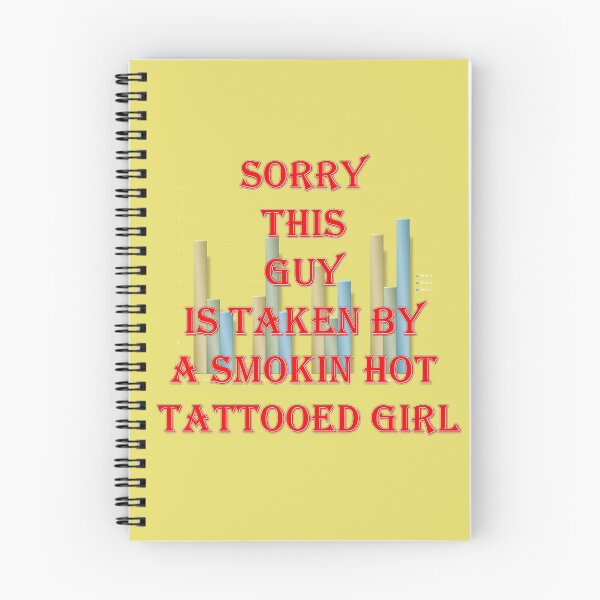 Item preview, SORRY THIS GUY IS TAKEN BY A SMOKIN HOT TATTOOED GIRL CLASSIC T-SHIRT designed and sold by Dahani-mo.
