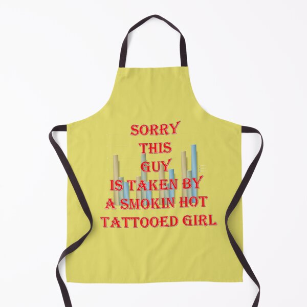 Item preview, SORRY THIS GUY IS TAKEN BY A SMOKIN HOT TATTOOED GIRL CLASSIC T-SHIRT designed and sold by Dahani-mo.