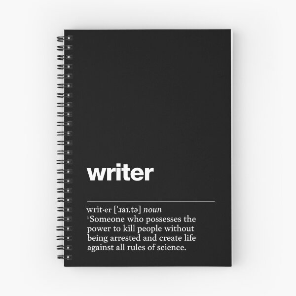 Item preview, "Writer" funny job description, definition writer designed and sold by TrueType.