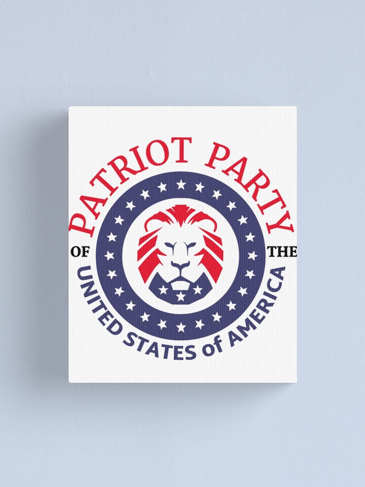 The Patriot Party Logo Decal Htvnew Patriot Lion Vinyl Red White