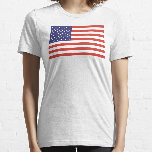 American Flag. Stars and Stripes, Pure and Simple, America, USA. Essential T-Shirt