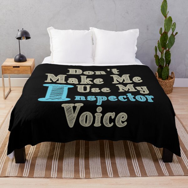 Item preview, Don't Make Me Use My Inspector Voice, Cute Funny Gift Idea For Inspectors designed and sold by awesomedraw.
