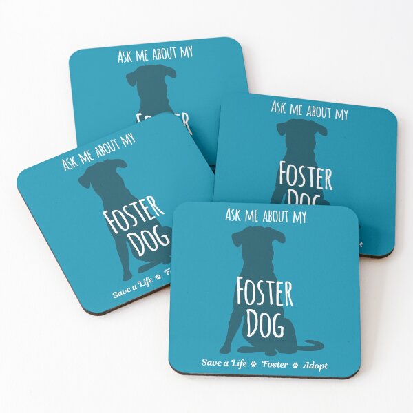 Item preview, Ask Me About My Foster Dog Teal Palette designed and sold by MSwiftDesigns.
