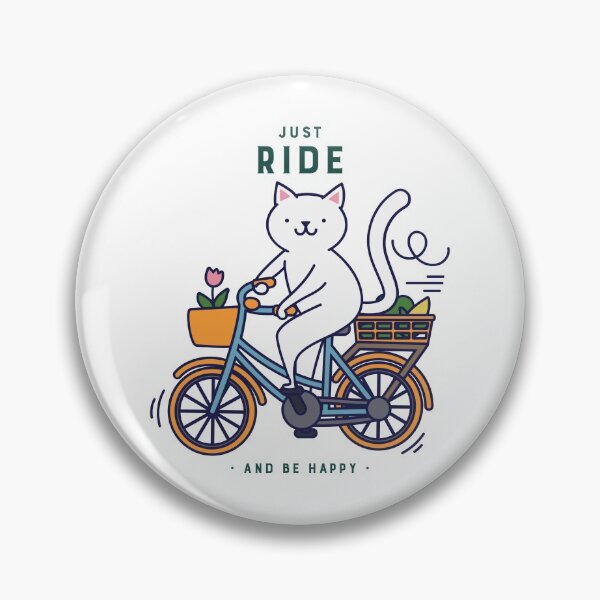 Item preview, Just Ride - Happy Cyclist designed and sold by ManiaTeec.