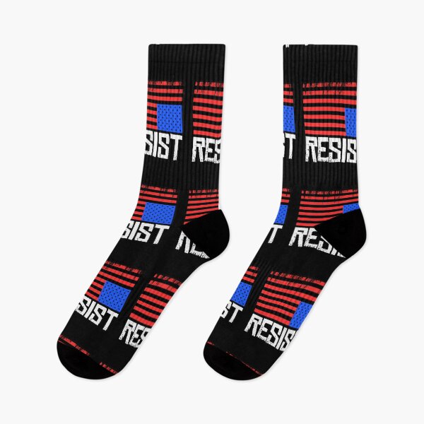 Item preview, Upside Down Flag USA American Black And White Red Blue Red Resist Distressed designed and sold by WillPowerApp.