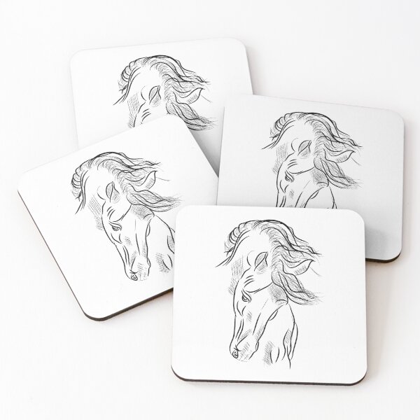 Item preview, horse head sketch poster  designed and sold by KARTICK DUTTA.
