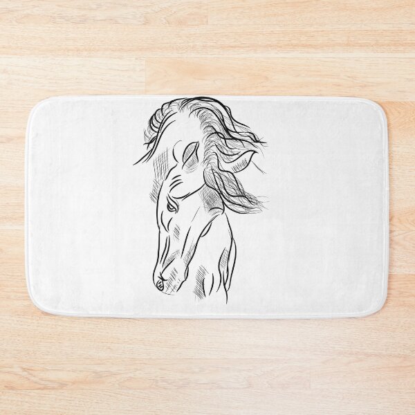 Item preview, horse head sketch poster  designed and sold by KARTICK DUTTA.