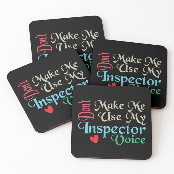 Item preview, Don't Make Me Use My Inspector Voice, Cute Funny Gift Idea For Inspectors designed and sold by awesomedraw.