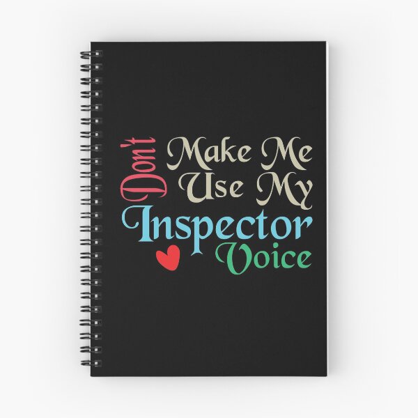 Item preview, Don't Make Me Use My Inspector Voice, Cute Funny Gift Idea For Inspectors designed and sold by awesomedraw.