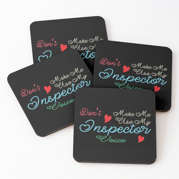 Item preview, Don't Make Me Use My Inspector Voice, Cute Funny Gift Idea For Inspectors designed and sold by awesomedraw.