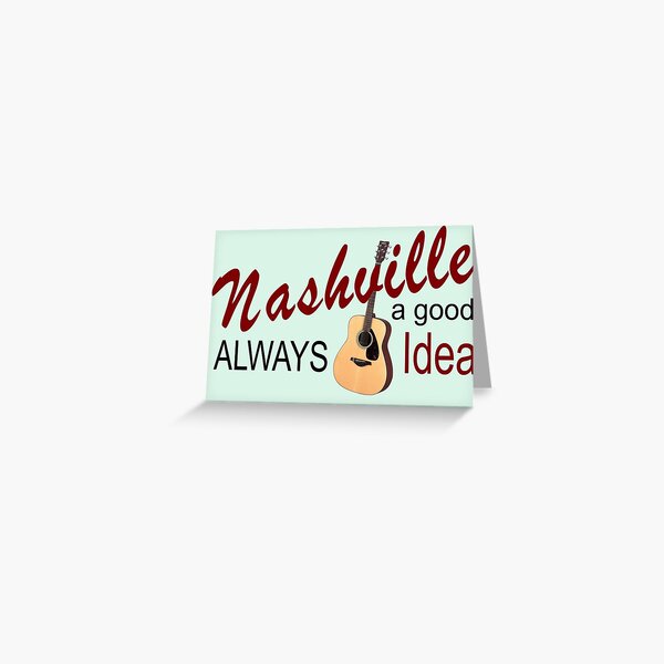 Item preview, Nashville Always a Good Idea designed and sold by Ken Bradford.