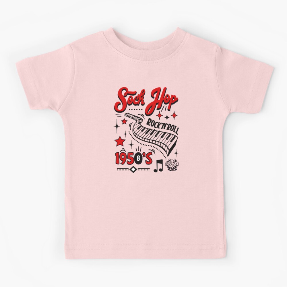 1950s Sock Hop Dance Party Classic Rock and Roll Retro 50s Rockabilly   Kids T-Shirt for Sale by MemphisCenter