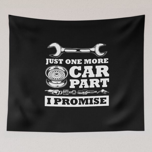 Item preview, ust One More Car Part I Promise Funny Vintage Retro Cars designed and sold by sayotayo93.