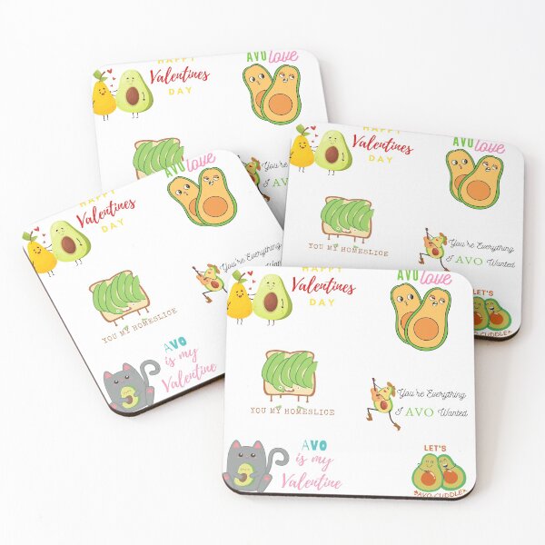 Item preview, Cute Avocado Is My Valentine For Romantic Avocado And Avocado Green designed and sold by lodarohit.