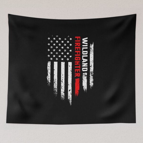 Item preview, Wildland Firefighter I US Flag designed and sold by sayotayo93.