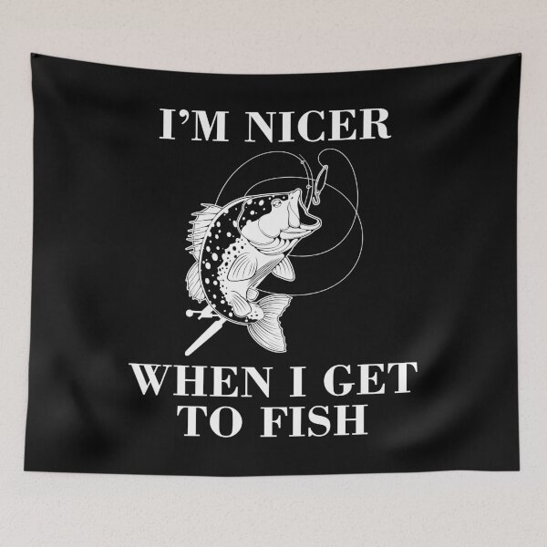 Item preview, I’m Nicer Largemouth Bass Fishing print designed and sold by jakehughes2015.