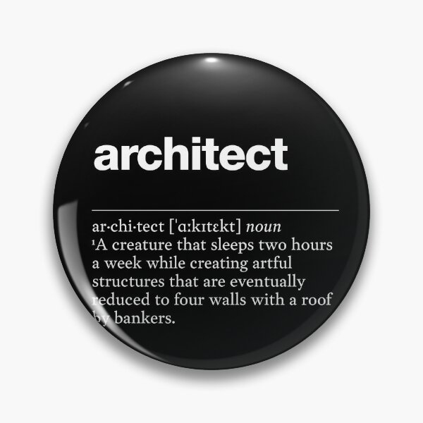 Item preview, "Architect" funny job description, definition electrician designed and sold by TrueType.