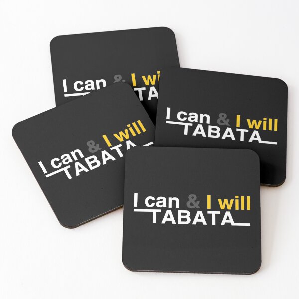 Item preview, Tabata HIIT Fitness Workout I Can & I Will print designed and sold by jakehughes2015.