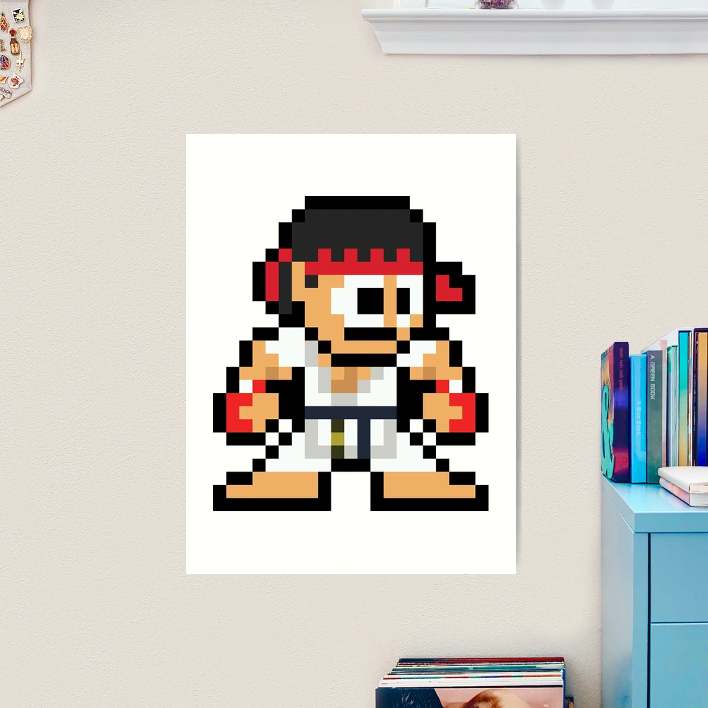 Zangief SF2 Street Fighter 2 SF6 6 VI 8-bit Retro Pixel Art