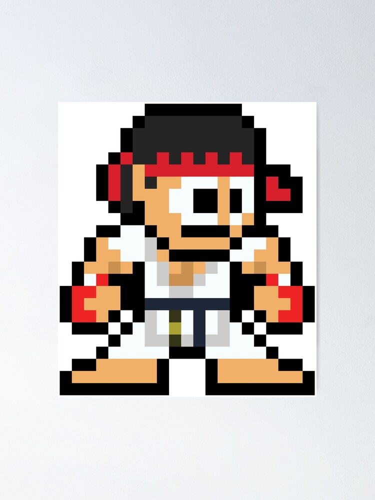 Zangief SF2 Street Fighter 2 SF6 6 VI 8-bit Retro Pixel Art