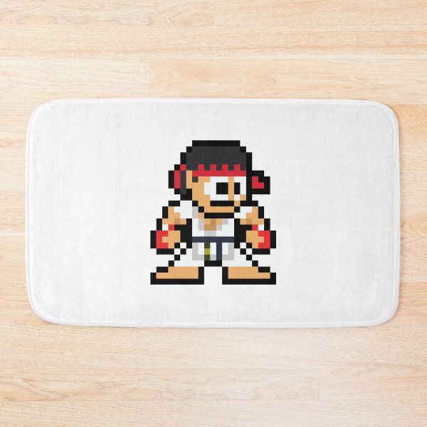 Item preview, Ryu (Street Fighter) 8-bit Retro Pixel Art designed and sold by The Armorsmith.