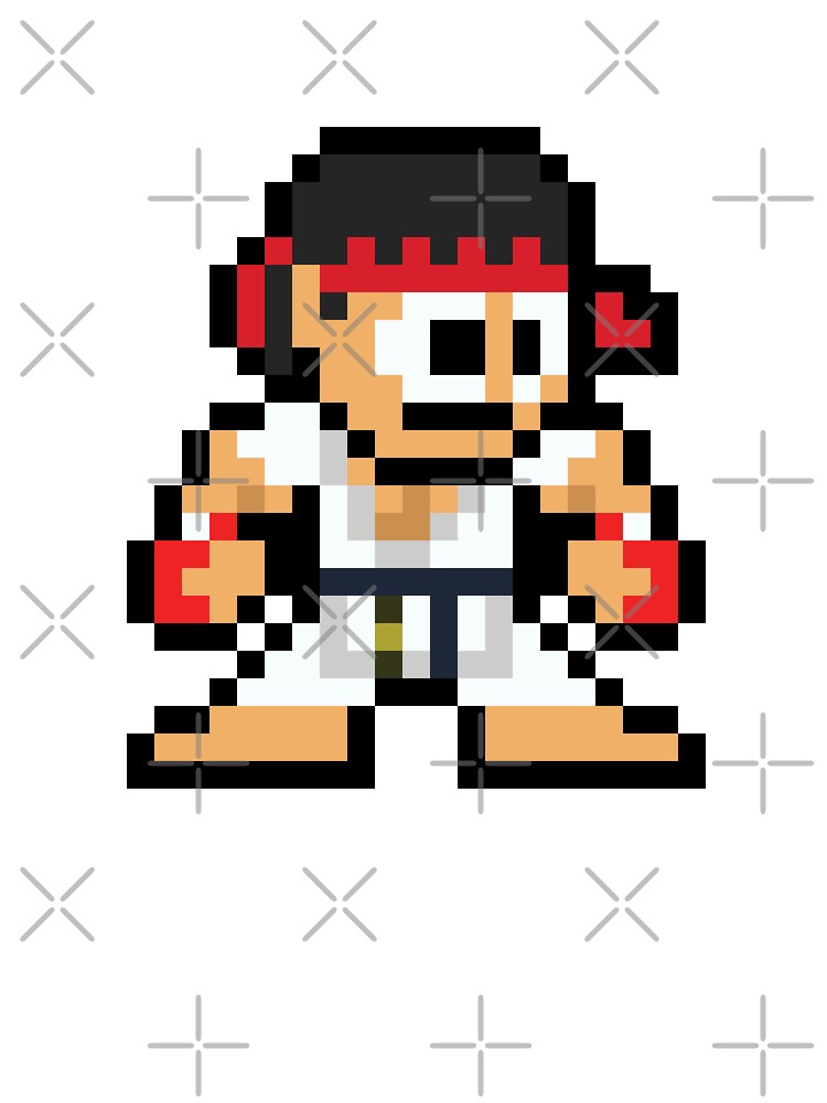 Street Fighter® 3D Mini Pixel Fighter – Ryu