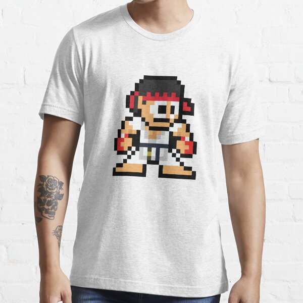 SF Alpha 3 Evil Ryu - PixelRetro Video Game T-Shirt - Street Fighter