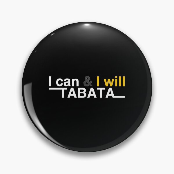 Item preview, Tabata HIIT Fitness Workout I Can & I Will print designed and sold by jakehughes2015.
