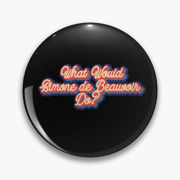 Item preview, What would Simone de Beauvoir do? designed and sold by lolquotes.
