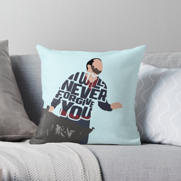 Never Forgive You Throw Pillow