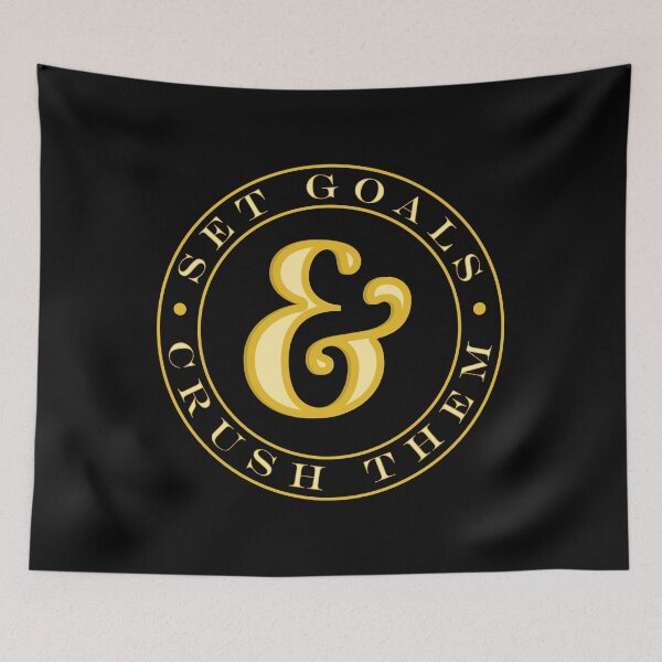 Item preview, Set Goals & Crush Them Goal Digger Motivational product designed and sold by jakehughes2015.