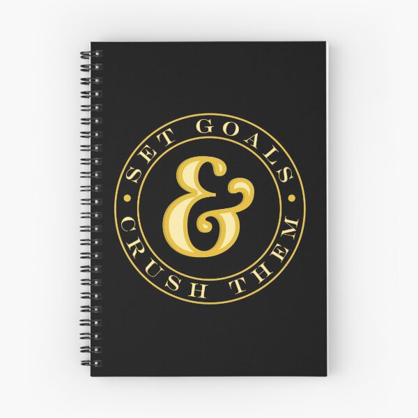 Item preview, Set Goals & Crush Them Goal Digger Motivational product designed and sold by jakehughes2015.