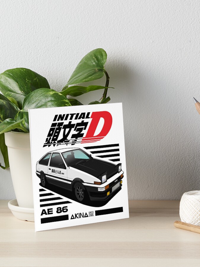 AE86 Initial D Photographic Print for Sale by squeal tires