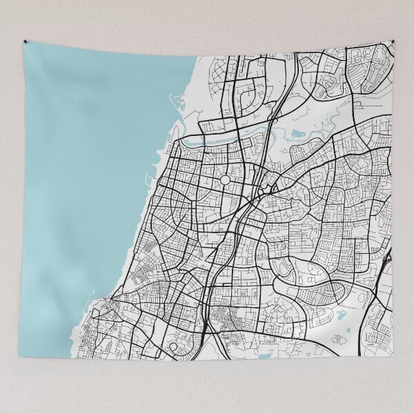 Item preview, Tel Aviv City Map of Israel - Circle designed and sold by deMAP.