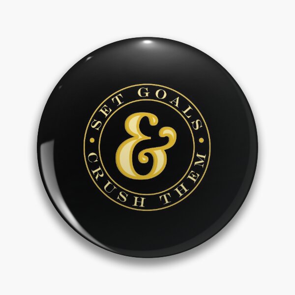 Item preview, Set Goals & Crush Them Goal Digger Motivational product designed and sold by jakehughes2015.