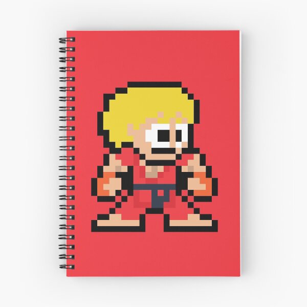 Item preview, Ken (Street Fighter) 8-bit Retro Pixel Art designed and sold by The Armorsmith.