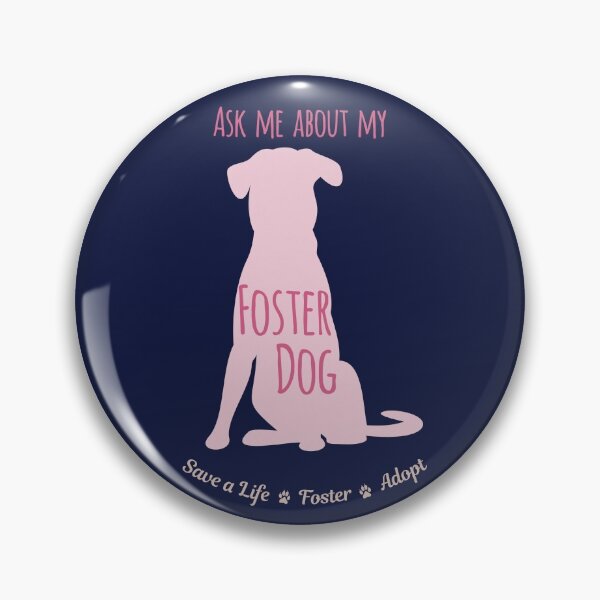 Item preview, Ask Me About My Foster Dog Navy/Blush Palette designed and sold by MSwiftDesigns.