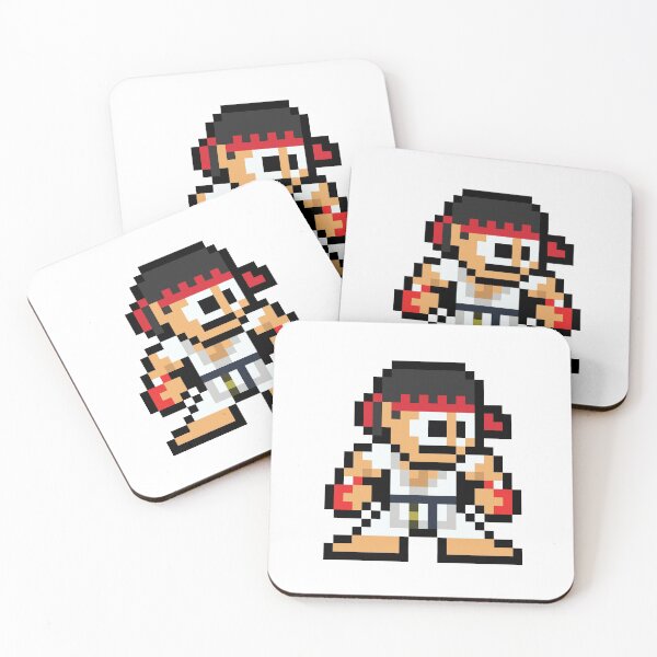 Item preview, Ryu (Street Fighter) 8-bit Retro Pixel Art designed and sold by The Armorsmith.