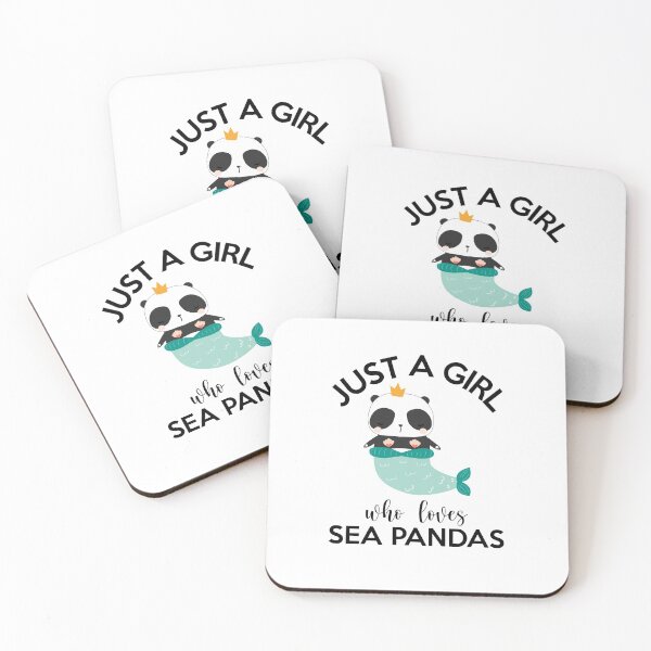 Item preview, Panda Just A Girl Who Loves Sea Pandas - Funny Best Gift Ideas Girls Mothers Day Birthday Panda Lover designed and sold by NDTStore.