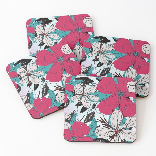 Item preview, Tropical Island Vacation Floral Pattern designed and sold by LJWDesigns.