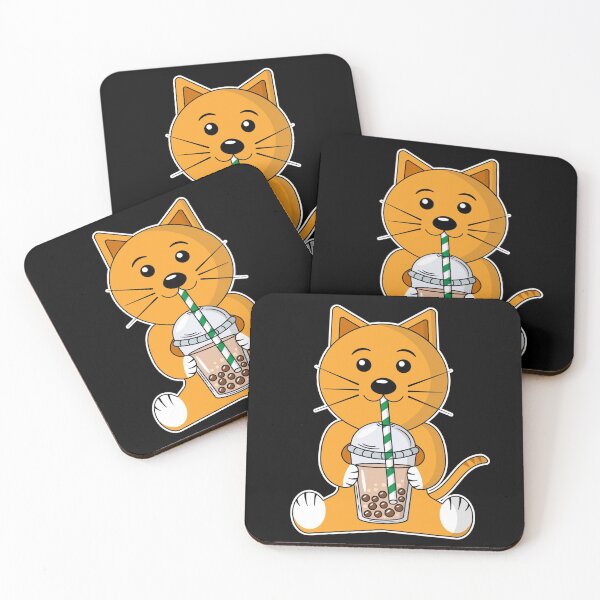 Item preview, Cat Boba Tea - Cute Cat designed and sold by gaCh438.