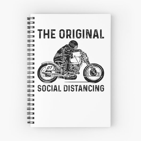 Item preview, Motorcycle The Original Social Distancing - Funny Best Gift Ideas Motorcycle Lover designed and sold by NDTStore.