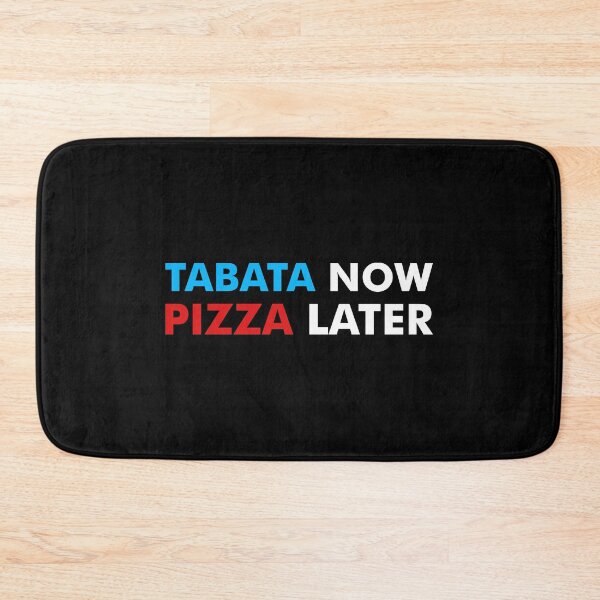 Item preview, Funny Pizza Later Tabata HIIT Workout Pizza Later design designed and sold by jakehughes2015.