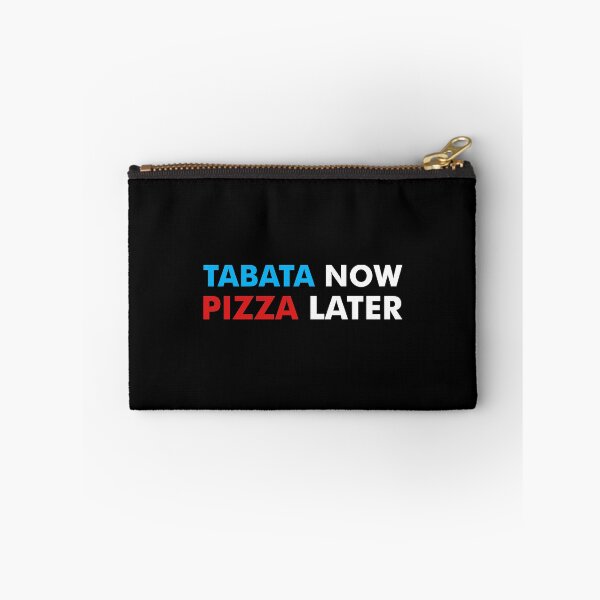 Item preview, Funny Pizza Later Tabata HIIT Workout Pizza Later design designed and sold by jakehughes2015.