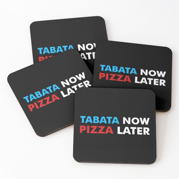 Item preview, Funny Pizza Later Tabata HIIT Workout Pizza Later design designed and sold by jakehughes2015.