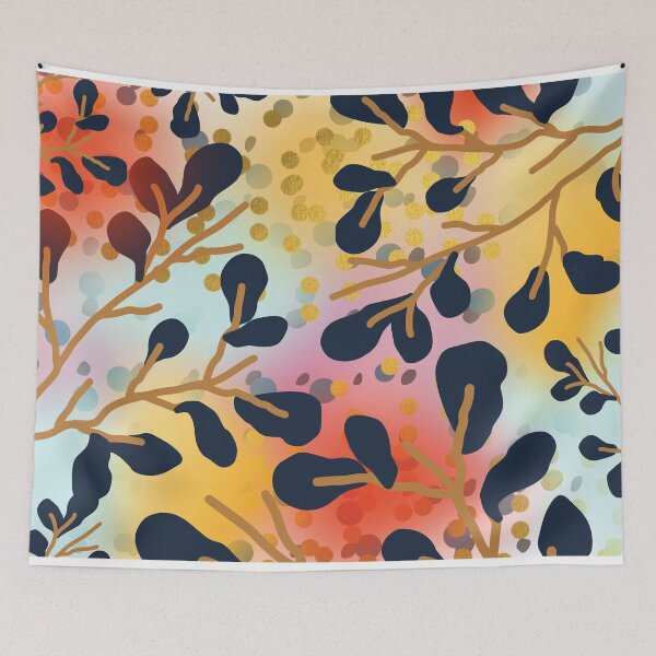 Item preview, Summer Botanical Garden Floral Pattern No 418 designed and sold by LJWDesigns.