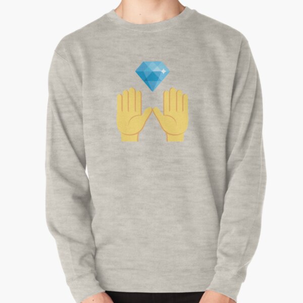 Crypto des stocks de mains de diamant Sweatshirt épais
