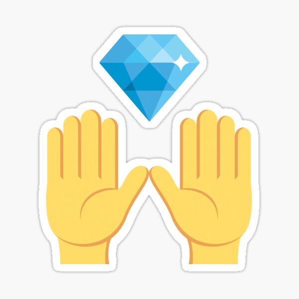 Diamond Hands Stocks Crypto Sticker
