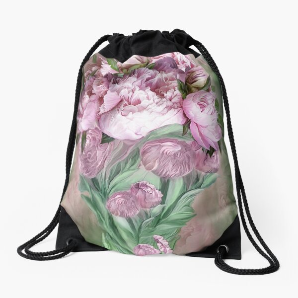 Aperçu de l'œuvre Pivoines roses dans un vase de pivoine créée et vendue par Carol  Cavalaris.