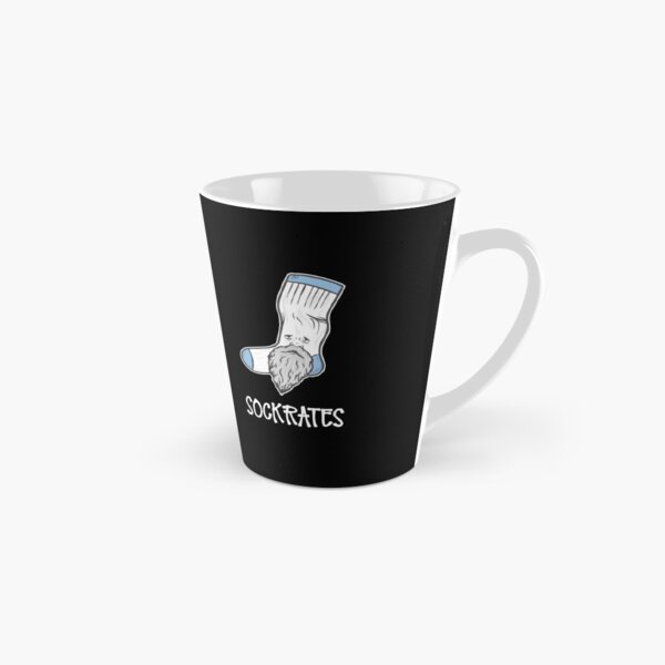 Sockrates - Socrates as a Sock Pun Tall Mug
